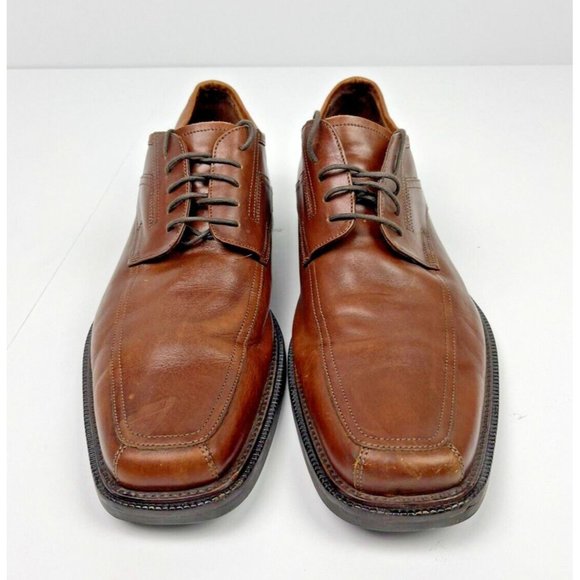 Johnston & Murphy Mens Derby Square Toe Oxford Dress Shoes Size 13 Brown Leather main image 7